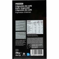 Café expreso intenso comp. con Dolce Gusto EROSKI, caja 30 uds