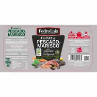 Fumet de pescado y marisco ecológico PEDRO LUIS, frasco 750 ml