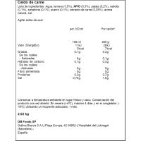Caldo líquido de carne GALLINA BLANCA, pack 2x1 litro