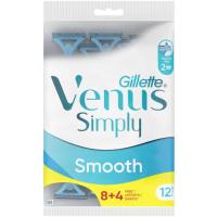 Maquinetes d'un sol ús Simply 2 GILLETTE VENUS Plus, pack 12 u