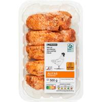 Ales de pollastre picants EROSKI, safata 500 g