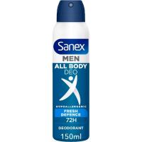 Desodorante Fresh Defence AOB SANEX MEN, spray 150 ml
