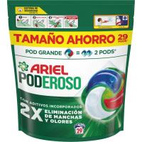 Detergente en cápsulas original ARIEL PODEROSO, bolsa 29 dosis Detergente en cápsulas original ARIEL PODEROSO, bolsa 29 dosis