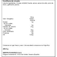 Confitura de pruna BEBÈ, flascó 280 g