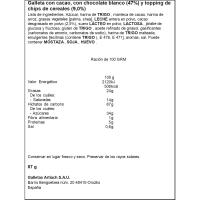 Fi Filipí de xocolata blanca ARTIACH, bossa 87 g