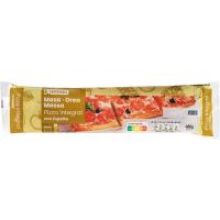 Masa de pizza integral EROSKI, paquete 400 g