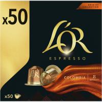 Café Colombia sistema Nespresso L'OR, caja 50 uds Café Colombia sistema Nespresso L'OR, caja 50 uds