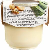 Crema Vichyssoise EROSKI, tarrina 350 ml