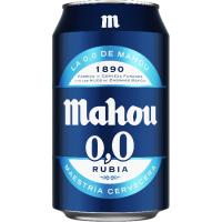 Cervesa 0,0 MAHOU, llauna 33 cl