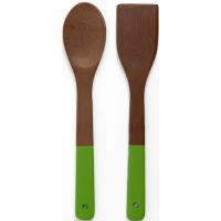 Cullerot i espàtula de bambú, 30 cm KFK, set 2 u