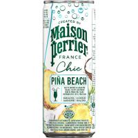 Agua mineral con gas Piña Beach MAISON PERRIER, lata 25 cl