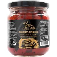 Pimiento de piquillo en tiras JOYAS DEL VALLE, frasco 175 g