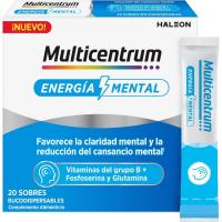 Vitamines energia mental MULTICENTRUM, sobres 20 u Vitamines energia mental MULTICENTRUM, sobres 20 u