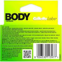 Cargador de afeitar GILLETTE LABS BODY, caja 4 uds
