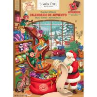 Calendario de Adviento Santa's Workshop SIMÓN COLL, 1 ud, 120 g Calendario de Adviento Santa's Workshop SIMÓN COLL, 1 ud, 120 g