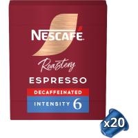 Café espresso descafeinado Comp. Nespresso NESCAFÉ, caja 20 uds
