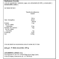Garbanzo gigante LUENGO TOQUE, frasco 270 g