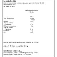 Lenteja beluga LUENGO TOQUE, frasco 280 g