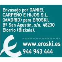 Sal marina iodada EROSKI, paquet 1 kg