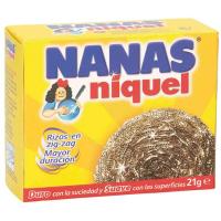 Estropajo nanas niquel NANAS, 1 ud