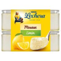 Mousse de limón LA LECHERA, pack 4x59 g
