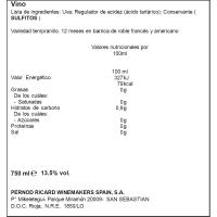 Alcorta Vi negre criança D.O. Rioja 75cl