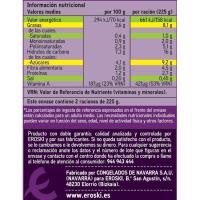 Saltat de mongeta-albergínia-pastanaga EROSKI, bossa 450 g