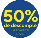 50% de descompte