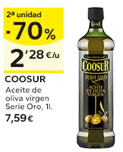 2ª unidad -70% en los productos señalizados