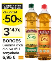 2a unitat -50% en els productes senyalats