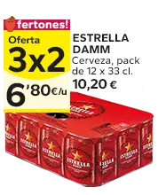 Oferta 3x2 en los productos señalizados