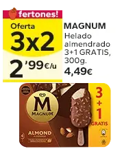 Oferta 3x2 en los productos señalizados