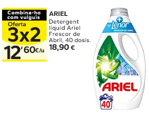 Oferta 3x2 en els productes senyalats