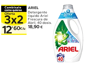 Oferta 3x2 en los productos señalizados