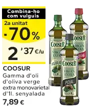 Oferta 3x2 en els productes senyalats