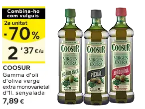 Oferta 3x2 en els productes senyalats