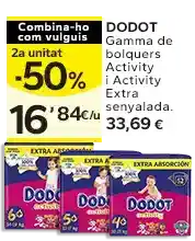 2a unitat -50% en els productes senyalats