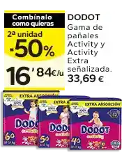 2ª unidad -50% en los productos señalizados
