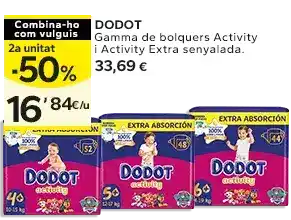 2a unitat -50% en els productes senyalats