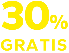 30% de tu compra gratis