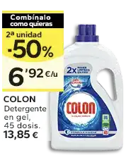 2ª unidad -50% en los productos señalizados