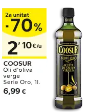 2a unitat -70% en els productes senyalats