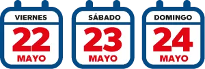 22, 23 y 24/05