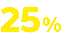 25% de dte.