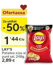 2a unitat -50% en els productes senyalats