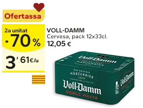 2a unitat -50% en els productes senyalats