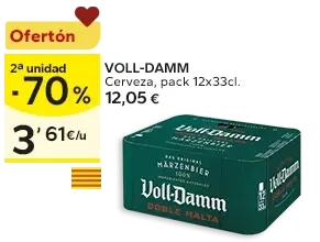 2ª unidad -50% en los productos señalizados