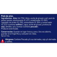 Paté de atún EROSKI, pack 2x78 g