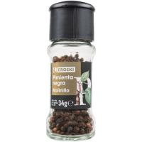 Molinet de pebre negre EROSKI, flascó 34 g