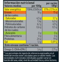 Ventresca de bonítol en o. d`oliva EROSKI SELEQTIA, lata 111 g